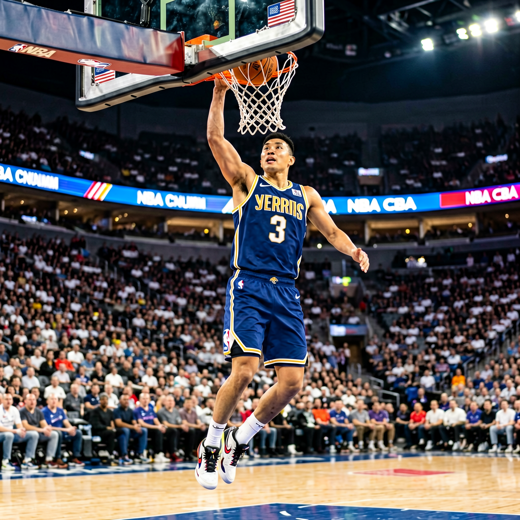 篮球赛事专区：NBA赛场扣篮瞬间，展示篮球竞技的动感与激情